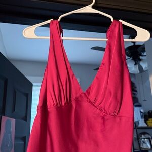 Abercrombie & Fitch Red Maxi Dress